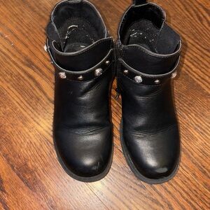 Children’s Place Black Moto Booties. Size 13